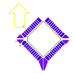 OFP和PLCC型集成塊如采用紅膠工藝過波峰,需采用斜角45度方式擺放，且每邊的最后一個引腳均需添加盜錫焊盤