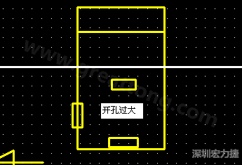 PCB設計時后焊元件焊盤開孔過大容易使焊錫流進插座造成短路。