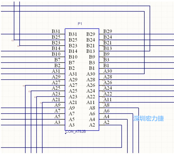 雙擊 1.SchDoc，文件可以被正常打開，下圖是其中的一部分：