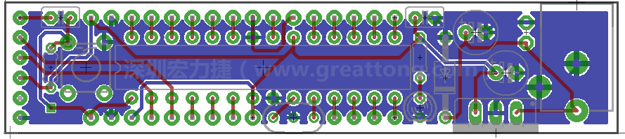 以上就是布線的所有步驟了。接下來就只剩下絲?。╯ilk-screen）、建立Gerber檔跟drill檔和送去印刷電路板廠制作的步驟。