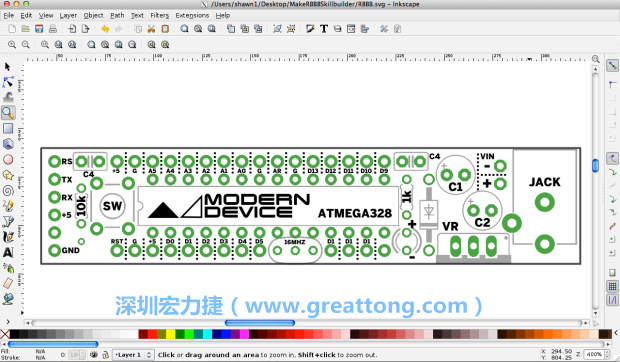 既然你有一個以電路板為背景的清晰影像了，使用向量工具將要絲印的圖像畫在上面吧，下面有一個例子。